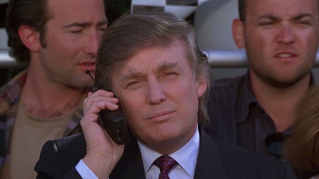 Donald Trump playing Waldo’s wealthy father in The Little Rascals 1994 film