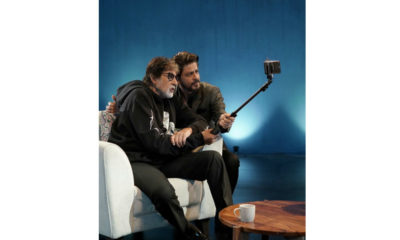Big B and SRK reunite for a promotional video for their film Badla