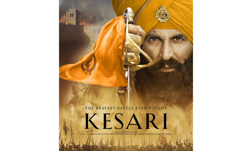 kesari poster akshay kumar battle