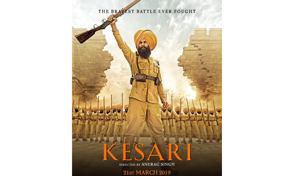 kesari poster akshay kumar troops with guns
