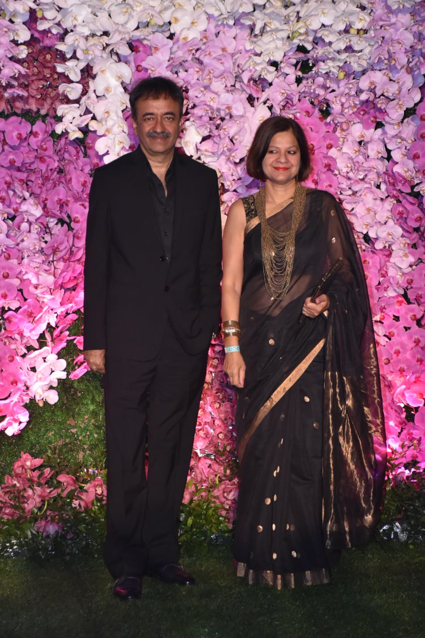 Rajkumar Hirani with wife
