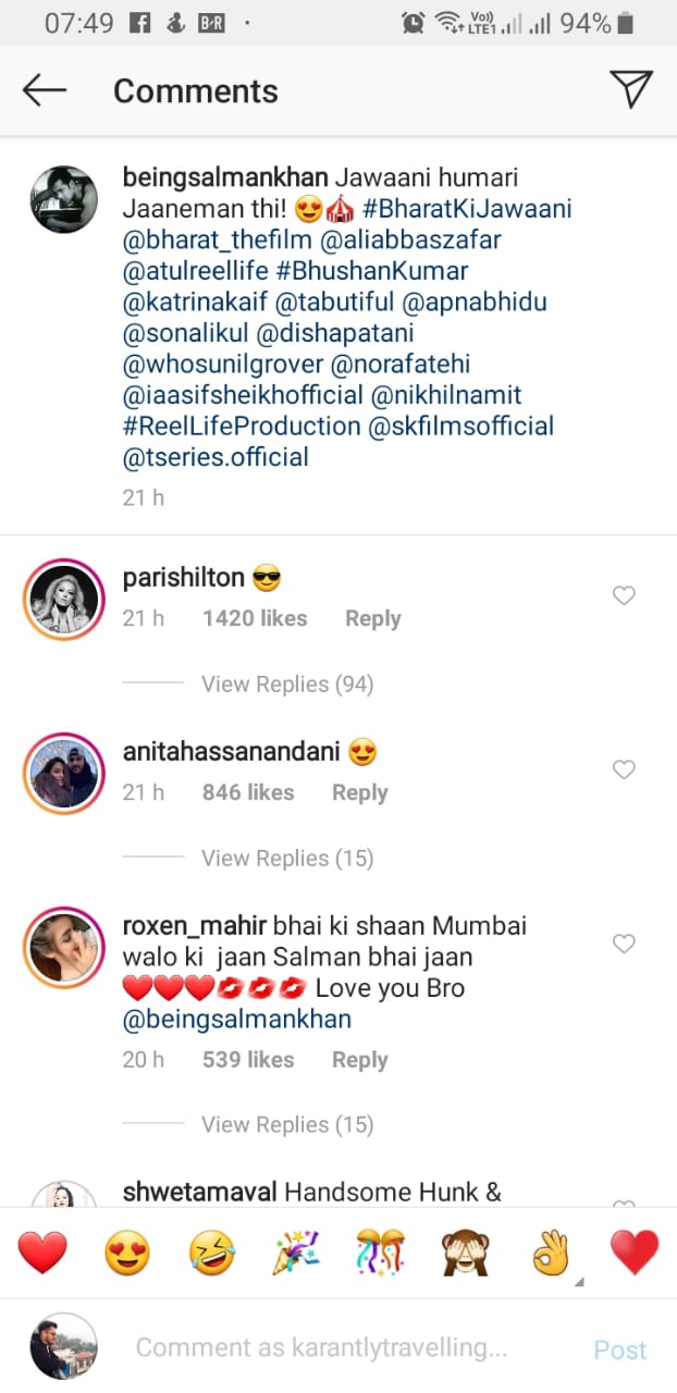 Salman Khan instagram