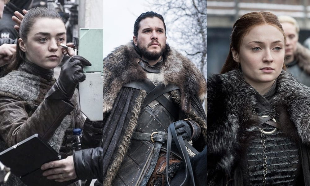 Arya-Stark-Jon-Snow-Sansa-Stark