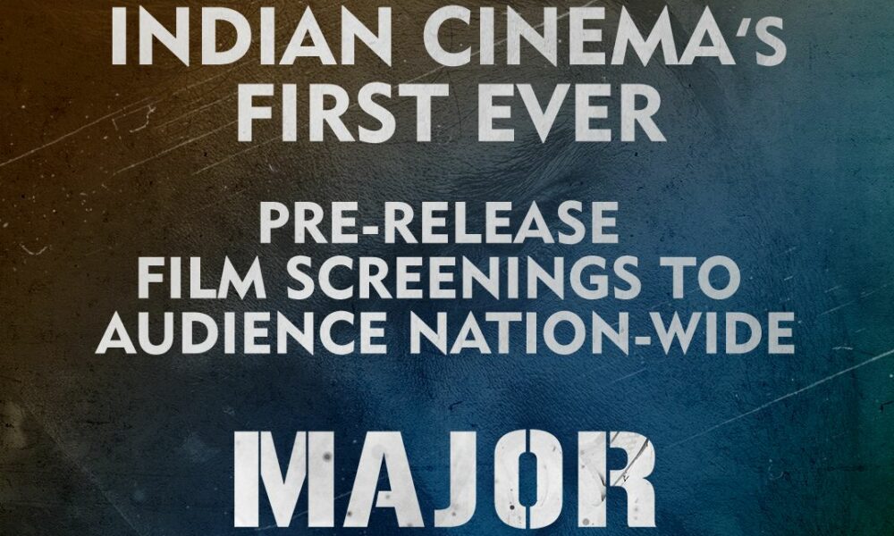 ‘Mayor’ memiliki pemutaran film pra-rilis nasional, yang pertama di bioskop India