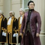 Lord Penwood with his staff in Bridgerton Season 4 Sophie Baek ward explained