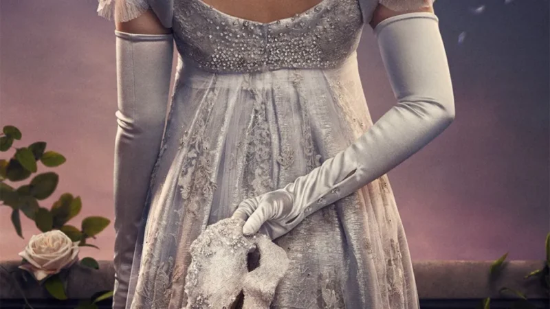 Yerin Ha as Sophie Baek in her stunning silver masquerade dress