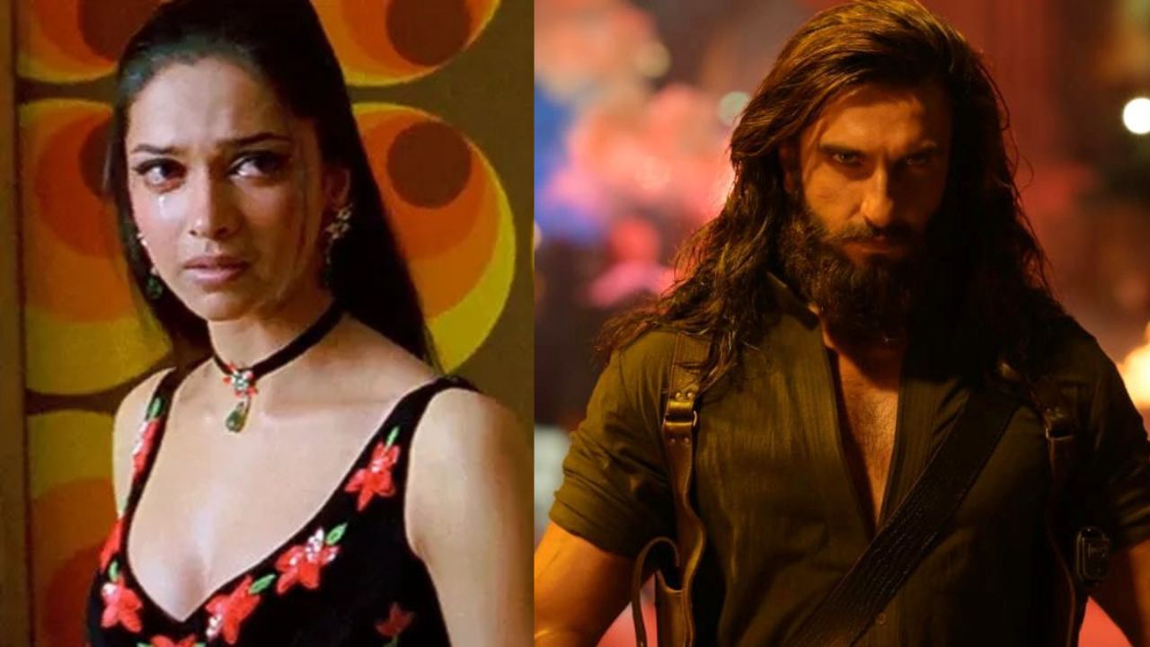 Ranveer Singh and Arjun Rampal in a tense scene from Dhurandhar 2