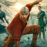 Gordon Cormier as Aang and Miya Cech as Toph in Avatar Season 2