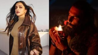 Deepika Padukone and Ranveer Singh stylish look