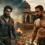 Ranveer Singh Dhurandhar 2 and Aamir Khan Dangal box office comparison AI image