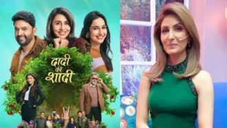 Riddhima Kapoor Sahni Neetu Kapoor and Kapil Sharma in Daadi Ki Shaadi poster