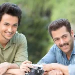 Salman Khan and Aayush Sharma together at a family event