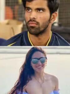 Washington Sundar's mystry girl