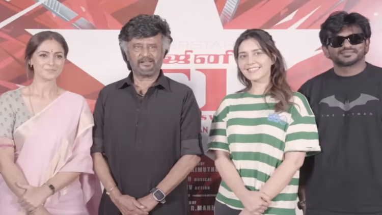 Rajinikanth Celebrates 51 Years in Cinema on Sets of Upcoming Film Dharman